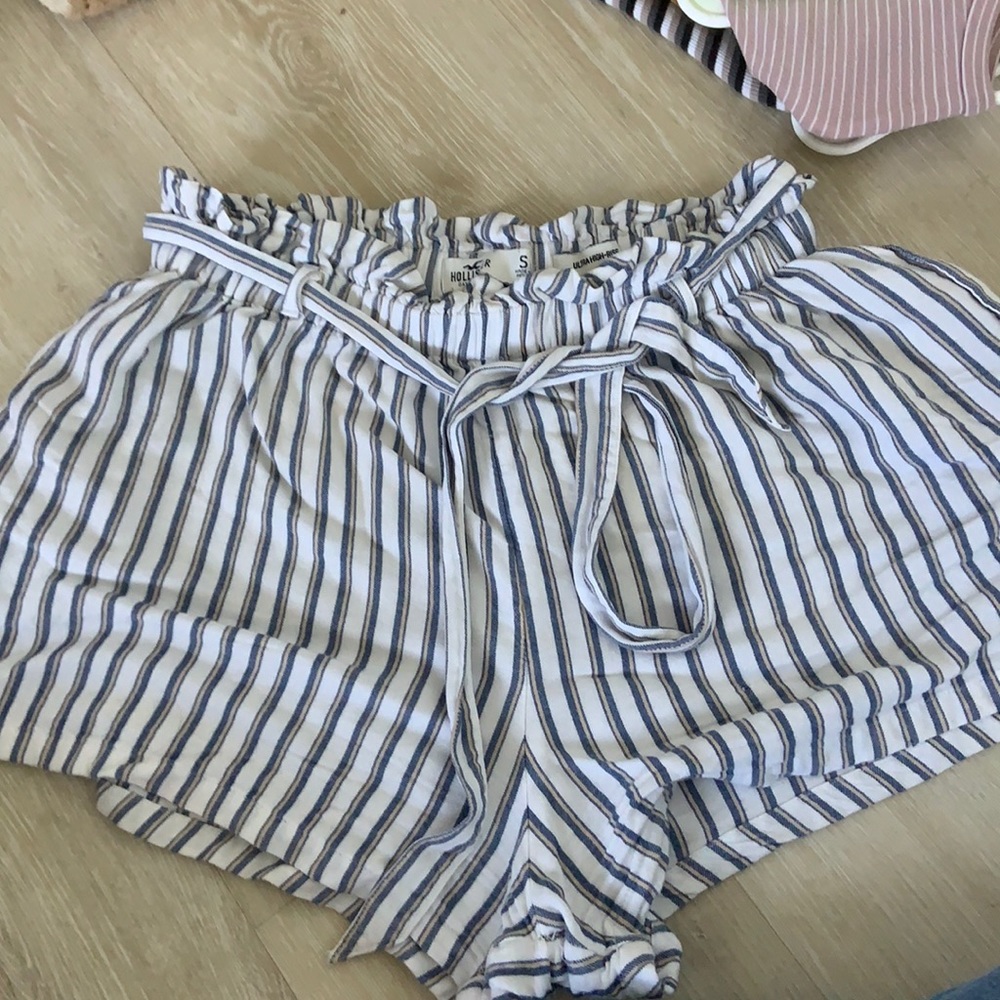 flowy high rise shorts